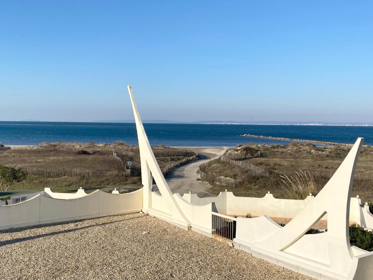 As21522 - P2 climatisé avec belle vue sur la Mer avec piscine et parking privé Le Grau-du-Roi Extérieur photo
