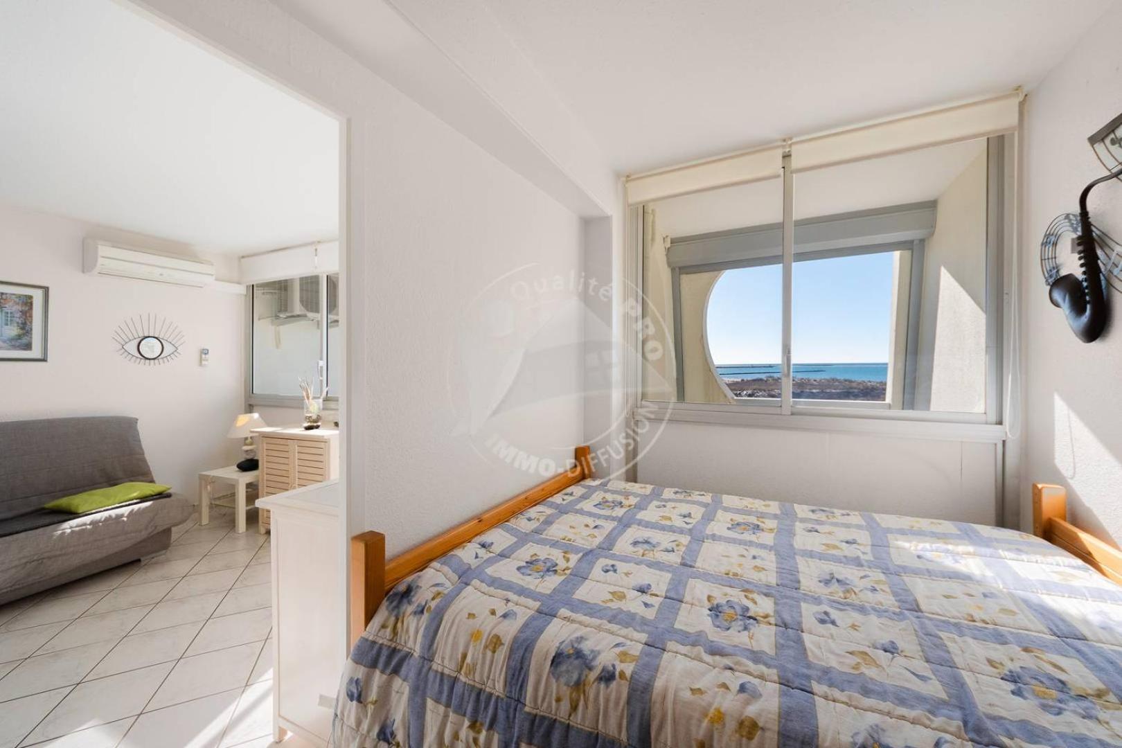 As21522 - P2 climatisé avec belle vue sur la Mer avec piscine et parking privé Le Grau-du-Roi Extérieur photo