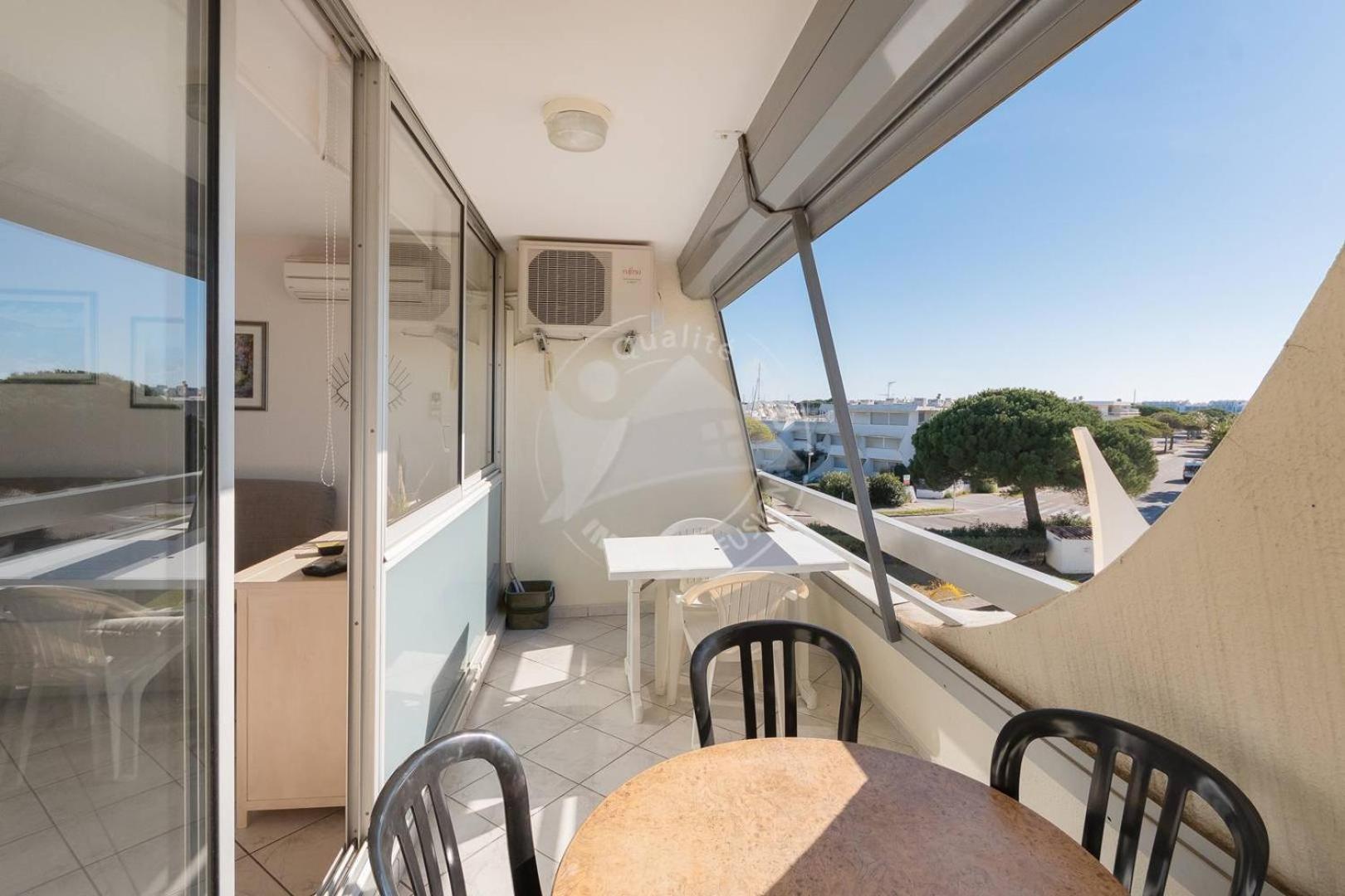 As21522 - P2 climatisé avec belle vue sur la Mer avec piscine et parking privé Le Grau-du-Roi Extérieur photo