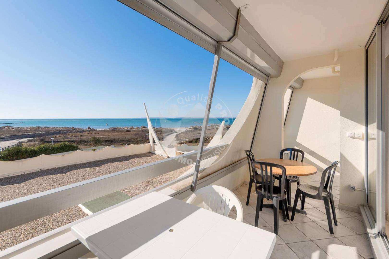 As21522 - P2 climatisé avec belle vue sur la Mer avec piscine et parking privé Le Grau-du-Roi Extérieur photo
